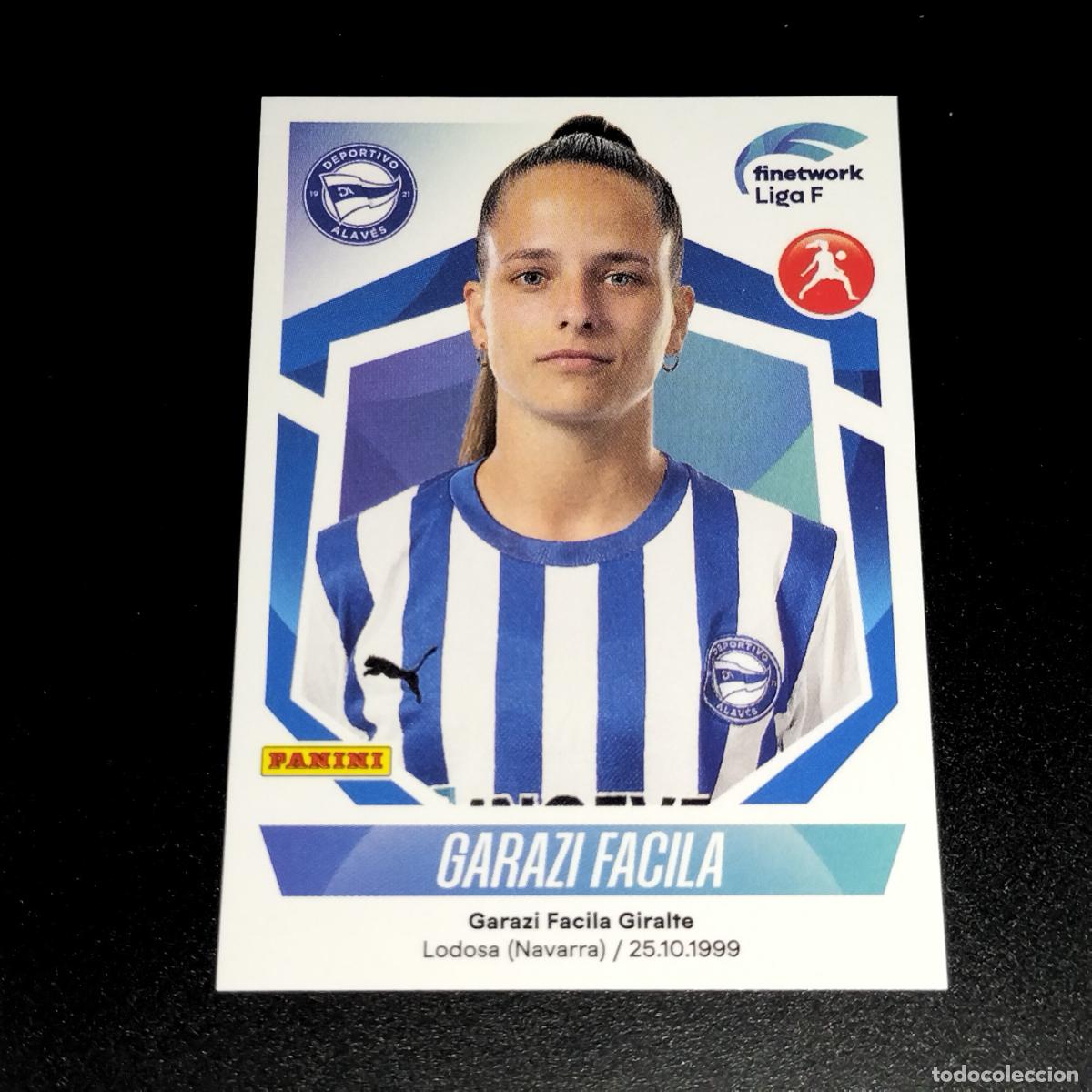 Fu&szlig;ball-Sticker: N&ordm; 58 GARAZI FACILA DEPORTIVO ALAVES CROMOS FINETWORK LIGA F FEMENINA PANINI 2022 2023 22 23