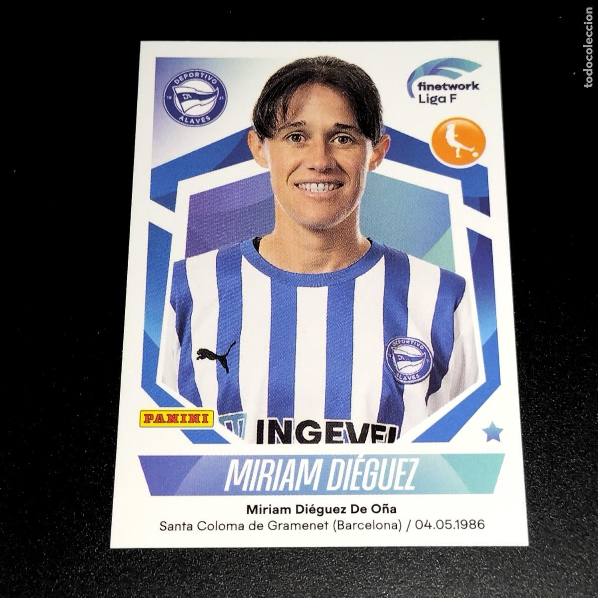 Football Stickers: N&ordm; 59 MIRIAM DIEGUEZ DEPORTIVO ALAVES CROMOS FINETWORK LIGA F FEMENINA PANINI 2022 2023 22 23