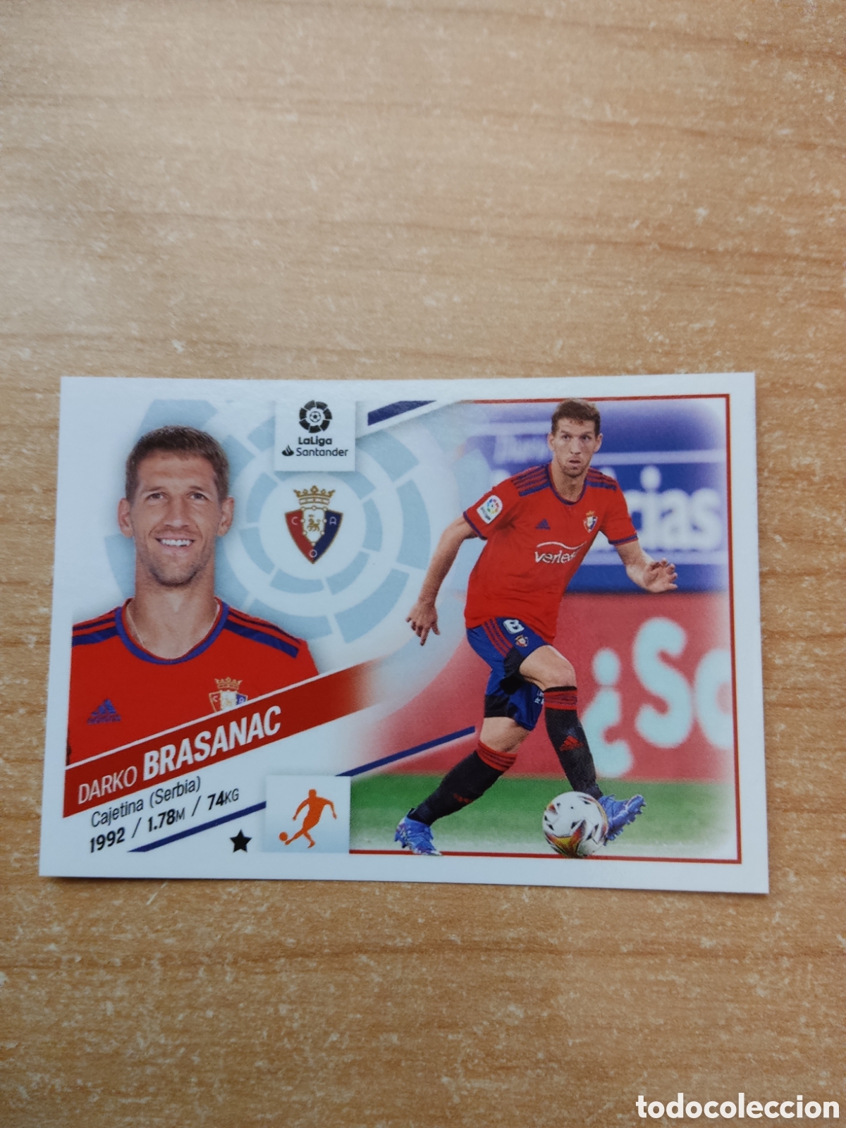 Football Stickers: 11 DARKO BRASANAC OSASUNA LIGA ESTE 2022 2023