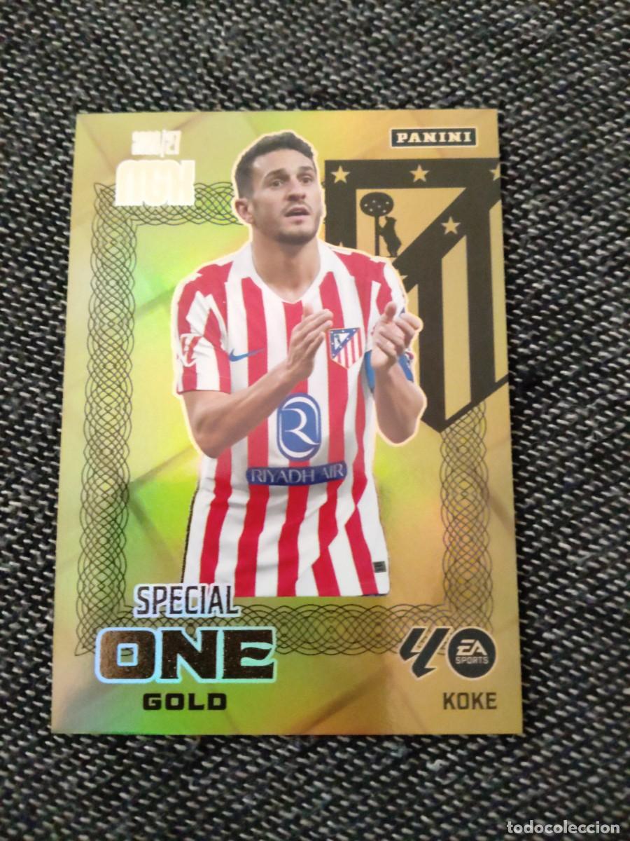 Cromos de f&uacute;tbol: Koke Atletico de Madrid special one gold megacracks 2026-27