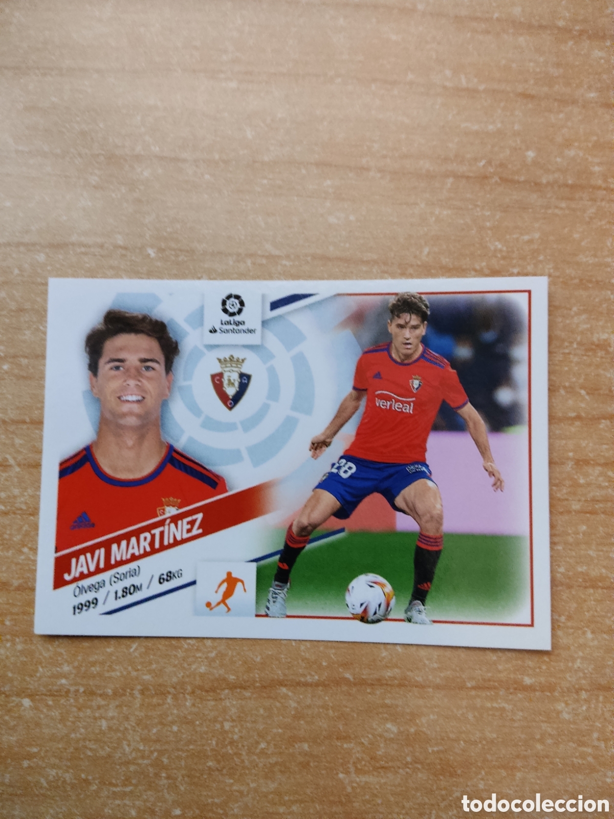 Cromos de f&uacute;tbol: 14 JAVI MARTINEZ OSASUNA LIGA ESTE 2022 2023