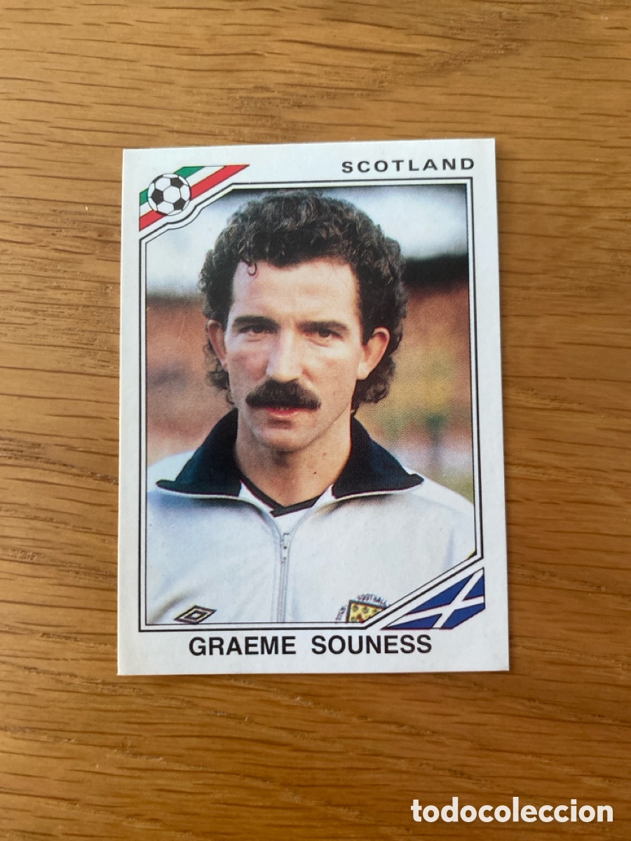 Cromos de f&uacute;tbol: Cromo panini mundial Mexico 86 n&uacute;mero 336 Souness - Sticker album world cup 1986
