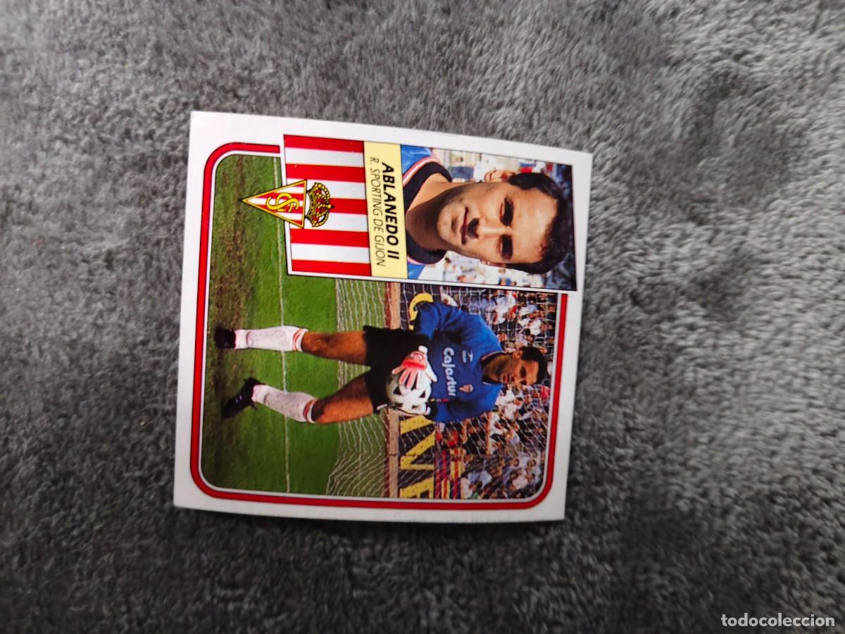 Cromos de f&uacute;tbol: EDICIONES ESTE 89 90 ABLANEDO II REAL SPORTING DE GIJON 1989 1990 DESPEGADO RECUPERADO ALBUM AAQ