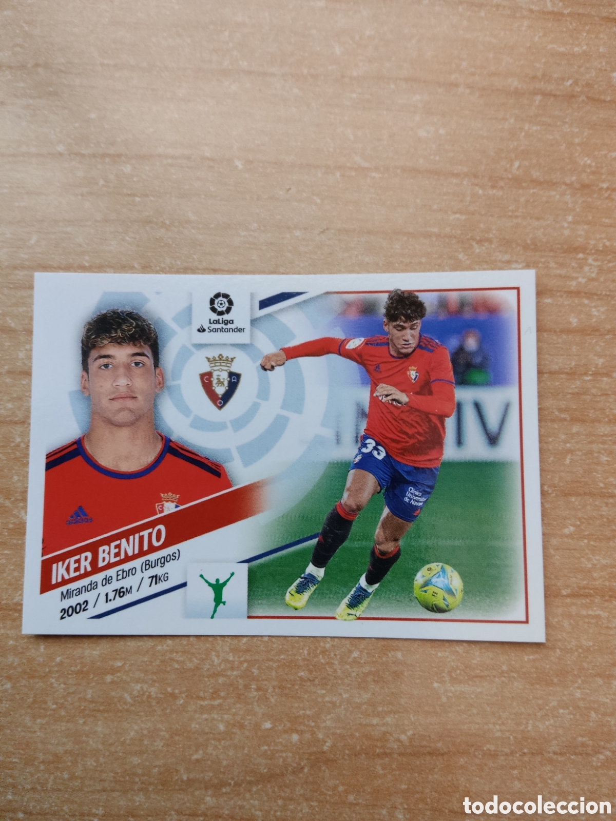 Cromos de f&uacute;tbol: 17 B IKER BENITO OSASUNA LIGA ESTE 2022 2023