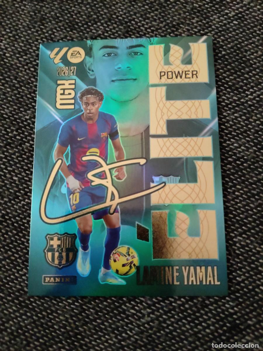 Cromos de f&uacute;tbol: 9P lamine yamal FC Barcelona elite power megacracks 2026-27