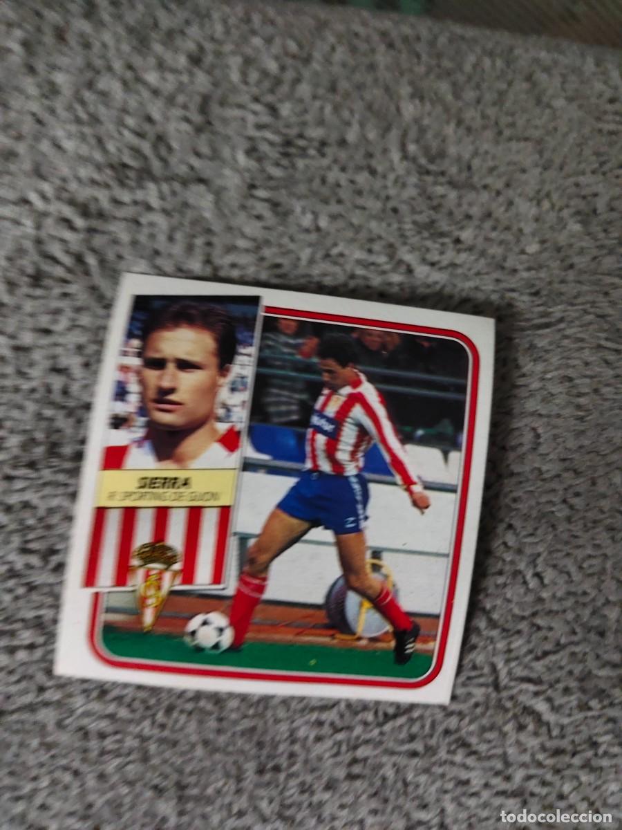 Cromos de f&uacute;tbol: EDICIONES ESTE 89 90 LUIS SIERRA REAL SPORTING DE GIJON 1989 1990 DESPEGADO RECUPERADO ALBUM AAQ