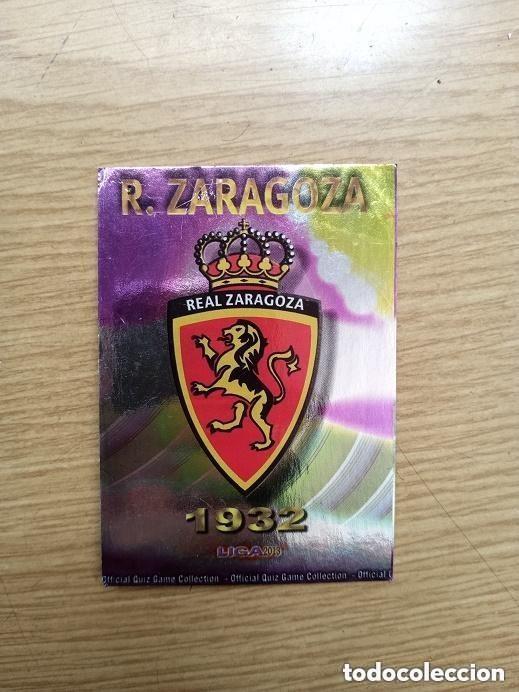 Cromos de f&uacute;tbol: LIGA FUTBOL 2013 -- REAL ZARAGOZA -- ESCUDO