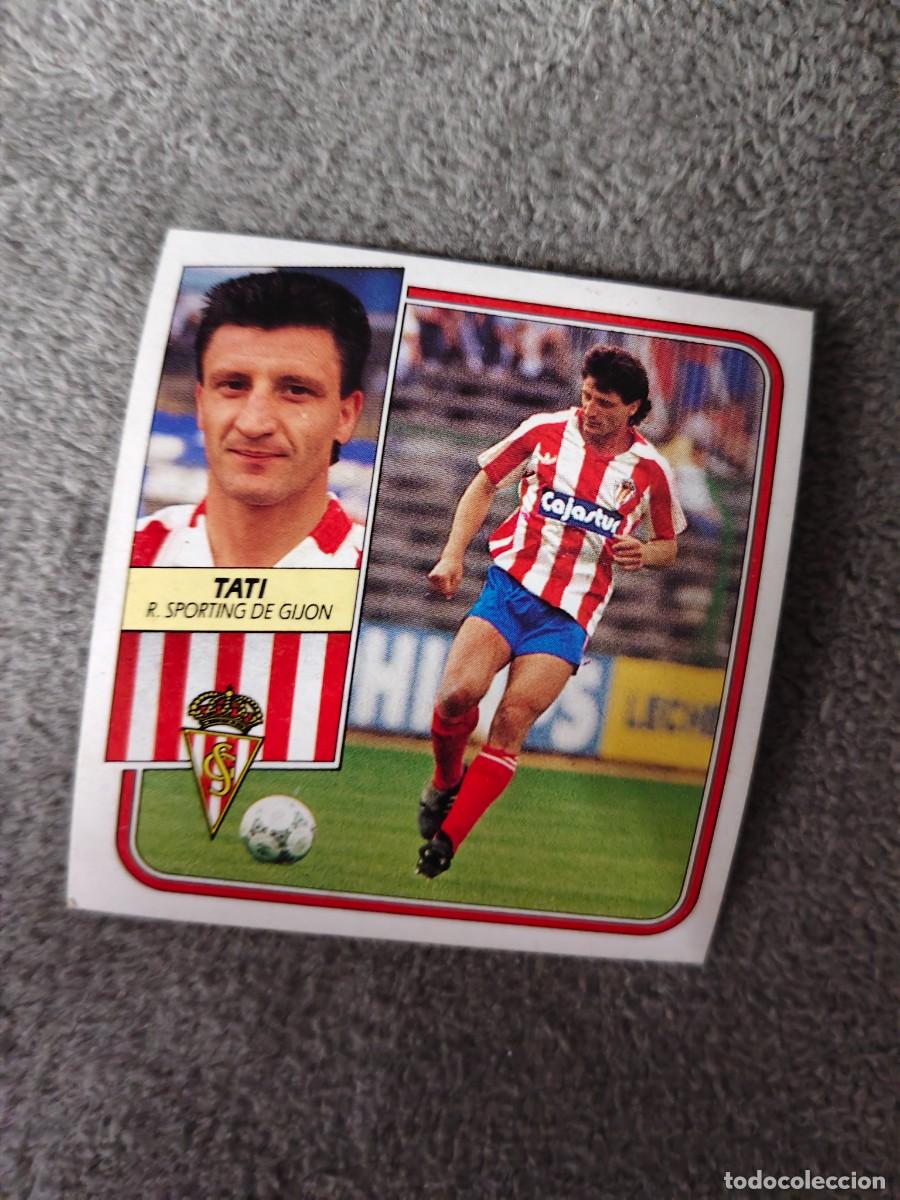 Cromos de f&uacute;tbol: EDICIONES ESTE 89 90 TATI REAL SPORTING DE GIJON 1989 1990 DESPEGADO RECUPERADO ALBUM AAQ