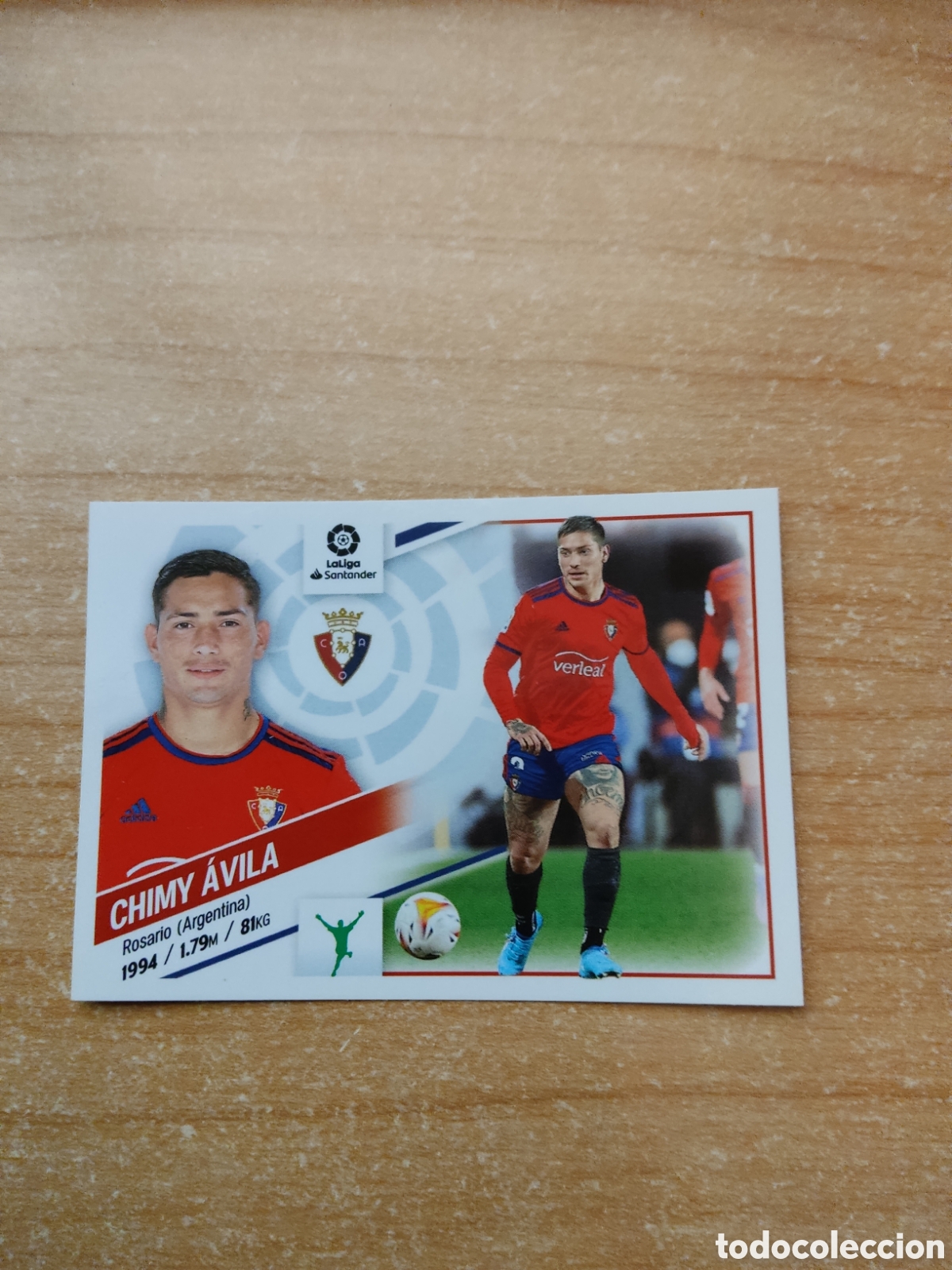 Cromos de f&uacute;tbol: 18 CHIMY AVILA OSASUNA LIGA ESTE 2022 2023