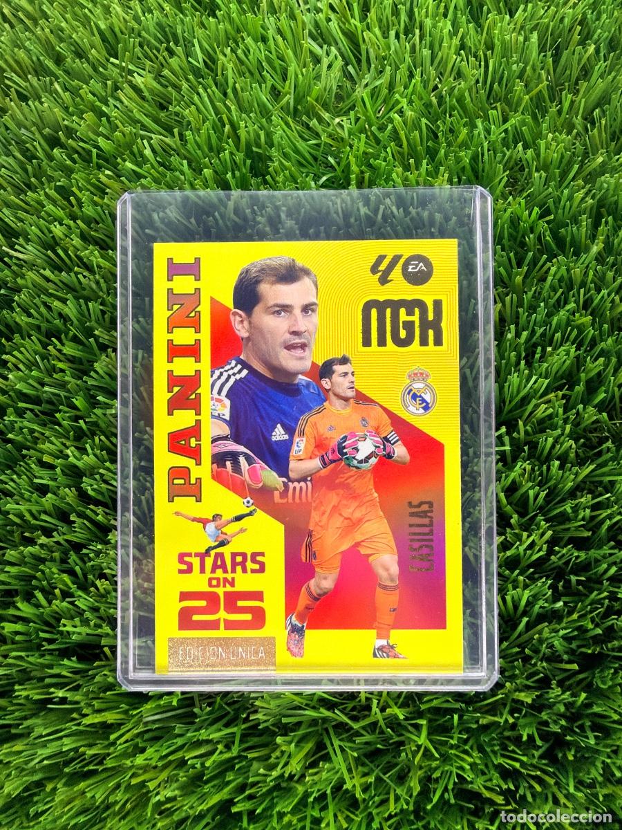 Cromos de f&uacute;tbol: N&ordm; 428 Casillas Stars on 25 Real Madrid CF Megacracks 26 27