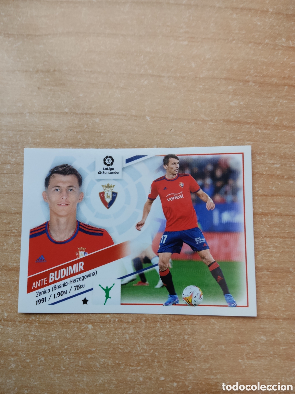 Cartes &agrave; collectionner de Football: 19 ANTE BUDIMIR OSASUNA LIGA ESTE 2022 2023