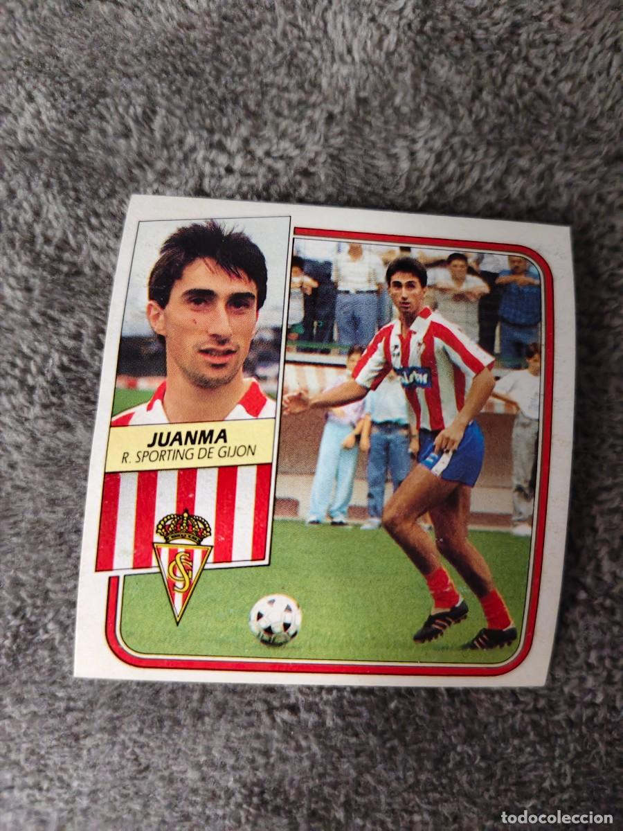 Figurine di Calcio: EDICIONES ESTE 89 90 JUANMA REAL SPORTING DE GIJON 1989 1990 DESPEGADO RECUPERADO ALBUM AAQ
