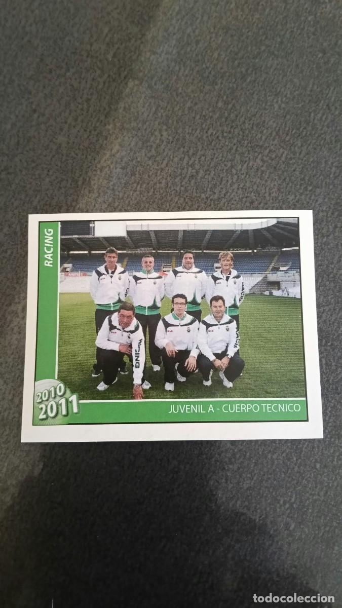 Figurine di Calcio: Footprint 2010 2011 Oficial Racing De Santander 130 Juvenil A Cuerpo Tecnico