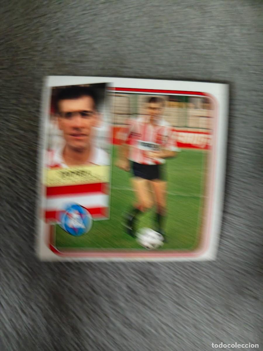 Cromos de f&uacute;tbol: EDICIONES ESTE 89 90 SARABIA C.D. LOGRO&Ntilde;&Eacute;S 1989 1990 DESPEGADO RECUPERADO ALBUM AAQ