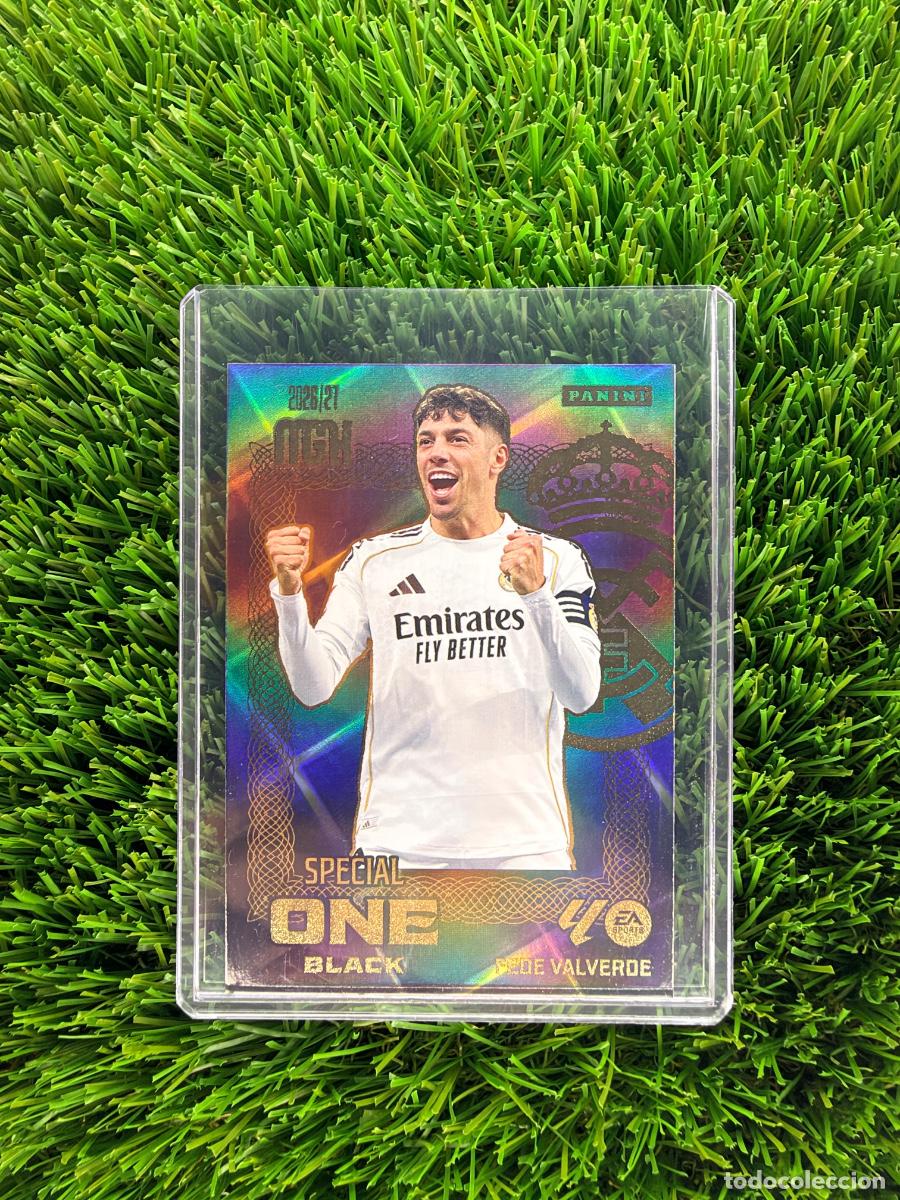 Cromos de f&uacute;tbol: Fede Valverde Special One Black Real Madrid CF Megacracks 26 27