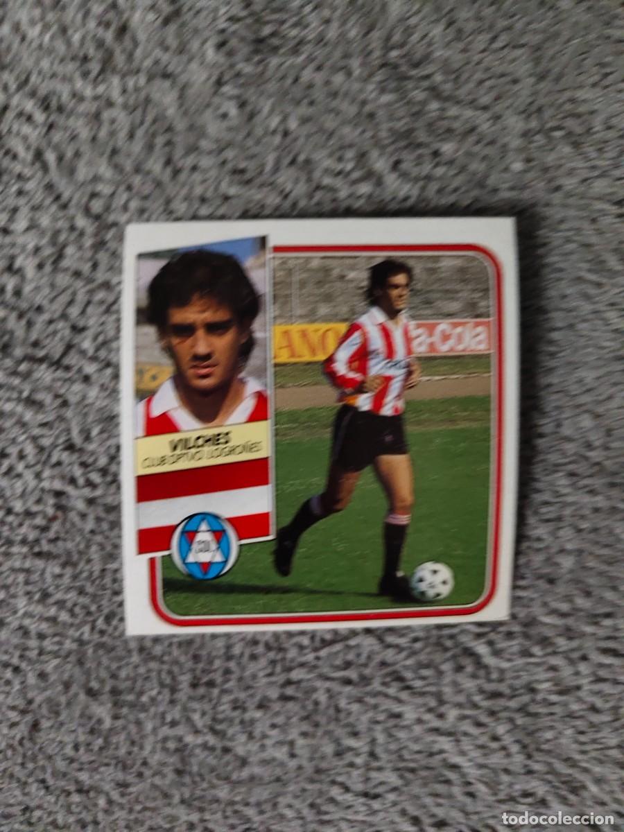 Cromos de f&uacute;tbol: EDICIONES ESTE 89 90 VILCHES C.D. LOGRO&Ntilde;&Eacute;S 1989 1990 DESPEGADO RECUPERADO ALBUM AAQ