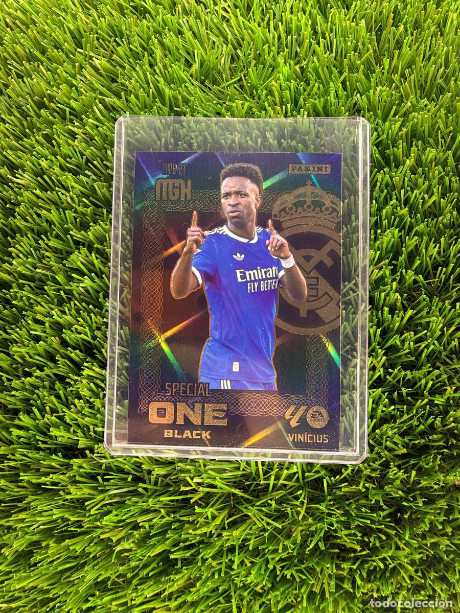 Cromos de f&uacute;tbol: Vin&iacute;cius Jr Special One Black Real Madrid CF Megacracks 26 27