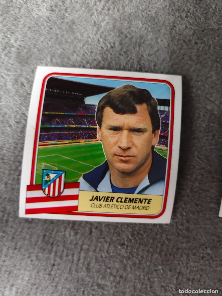 Cromos de f&uacute;tbol: EDICIONES ESTE 89 90 CLEMENTE ENTRENADOR ATLETICO MADRID 1989 1990 DESPEGADO RECUPERADO ALBUM AAQ
