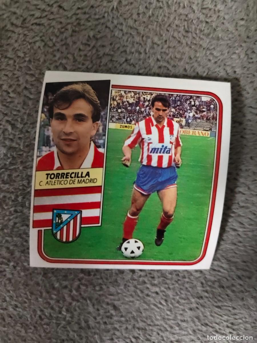Cromos de Futebol: EDICIONES ESTE 89 90 TORRECILLA CLUB ATLETICO DE MADRID 1989 1990 DESPEGADO RECUPERADO ALBUM AAQ