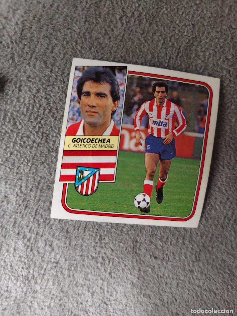 Cromos de Futebol: EDICIONES ESTE 89 90 GOICOECHEA CLUB ATLETICO DE MADRID 1989 1990 DESPEGADO RECUPERADO ALBUM AAQ