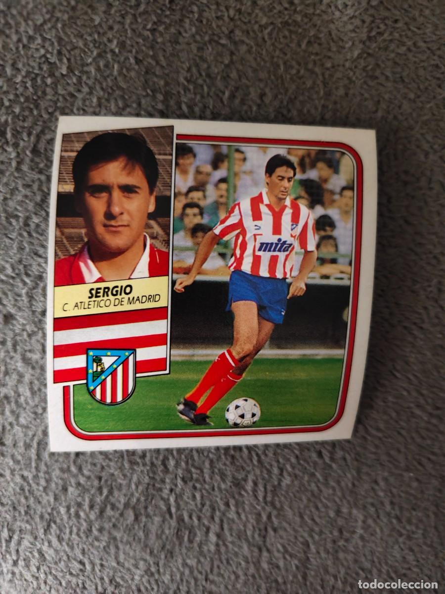 Cromos de Futebol: EDICIONES ESTE 89 90 SERGIO CLUB ATLETICO DE MADRID 1989 1990 DESPEGADO RECUPERADO ALBUM AAQ