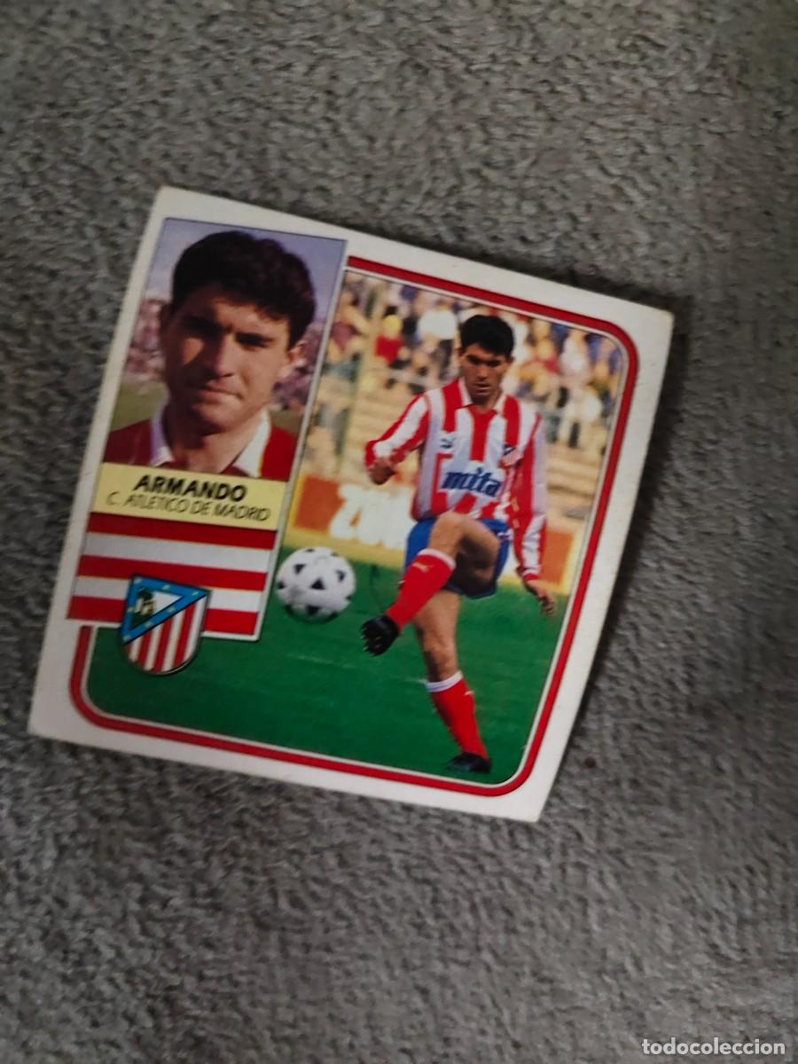Cromos de Futebol: EDICIONES ESTE 89 90 ARMANDO CLUB ATLETICO DE MADRID 1989 1990 DESPEGADO RECUPERADO ALBUM AAQ