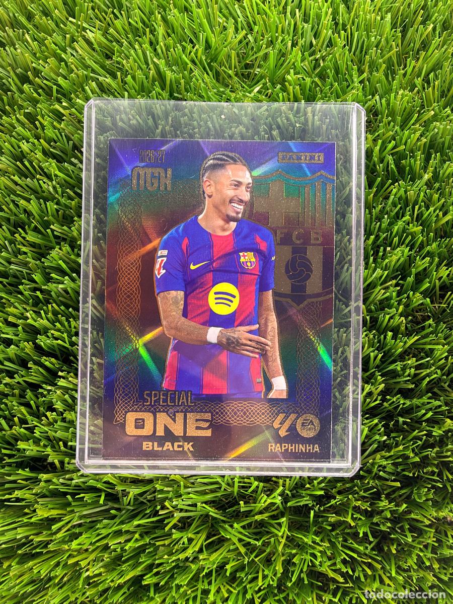 Cromos de Futebol: Raphinha Special One Black FC Barcelona Megacracks 26 27