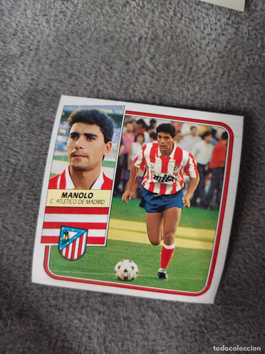 Cromos de Futebol: EDICIONES ESTE 89 90 MANOLO CLUB ATLETICO DE MADRID 1989 1990 DESPEGADO RECUPERADO ALBUM AAQ