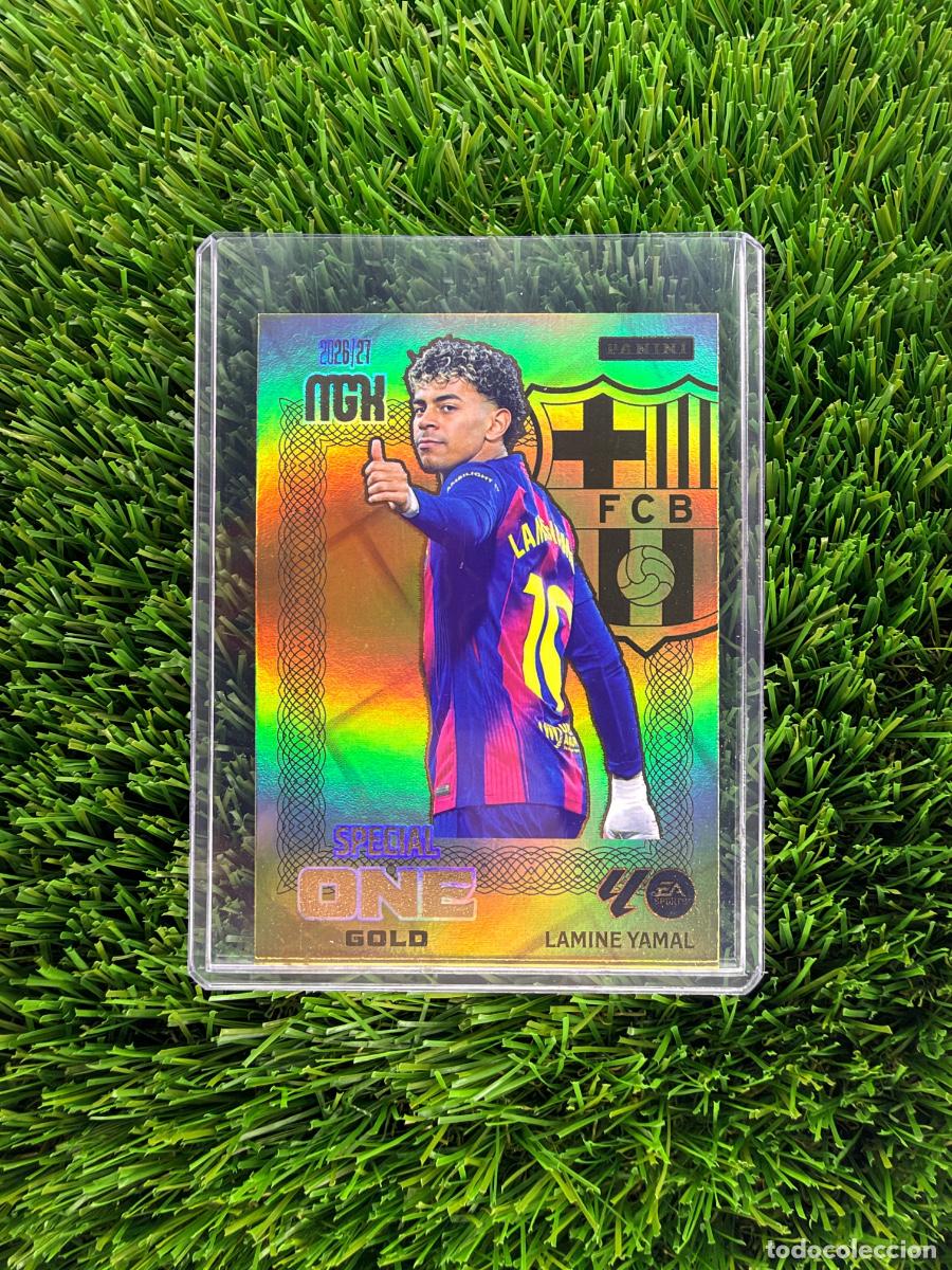 Cromos de Futebol: Lamine Yamal Special One Gold FC Barcelona Megacracks 26 27