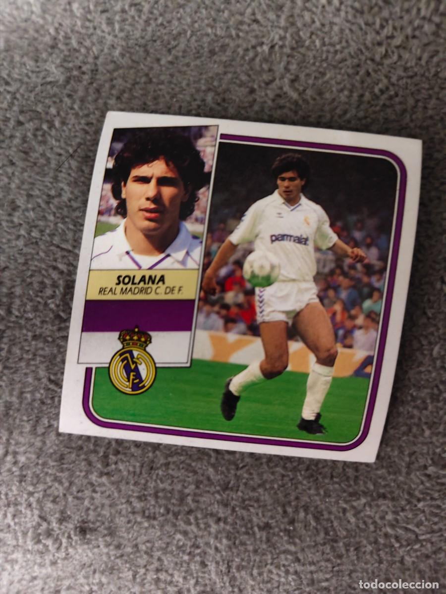 Figurine di Calcio: EDICIONES ESTE 89 90 SOLANA REAL MADRID 1989 1990 DESPEGADO RECUPERADO ALBUM AAQ