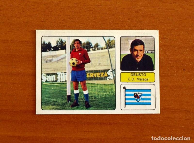 Figurine di Calcio: M&aacute;laga - Deusto - Editorial Fher 1973-1974, 73-74