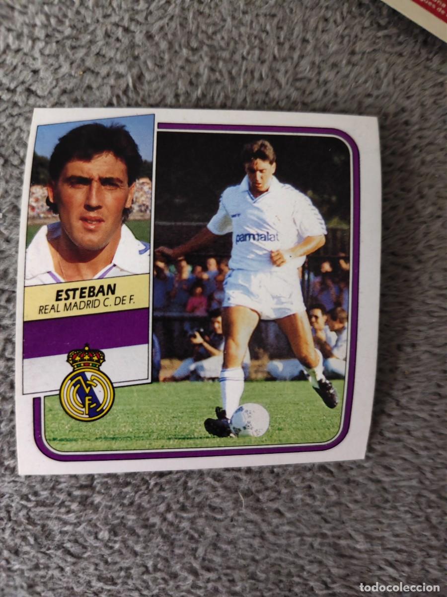 Figurine di Calcio: EDICIONES ESTE 89 90 ESTEBAN REAL MADRID 1989 1990 DESPEGADO RECUPERADO ALBUM AAQ