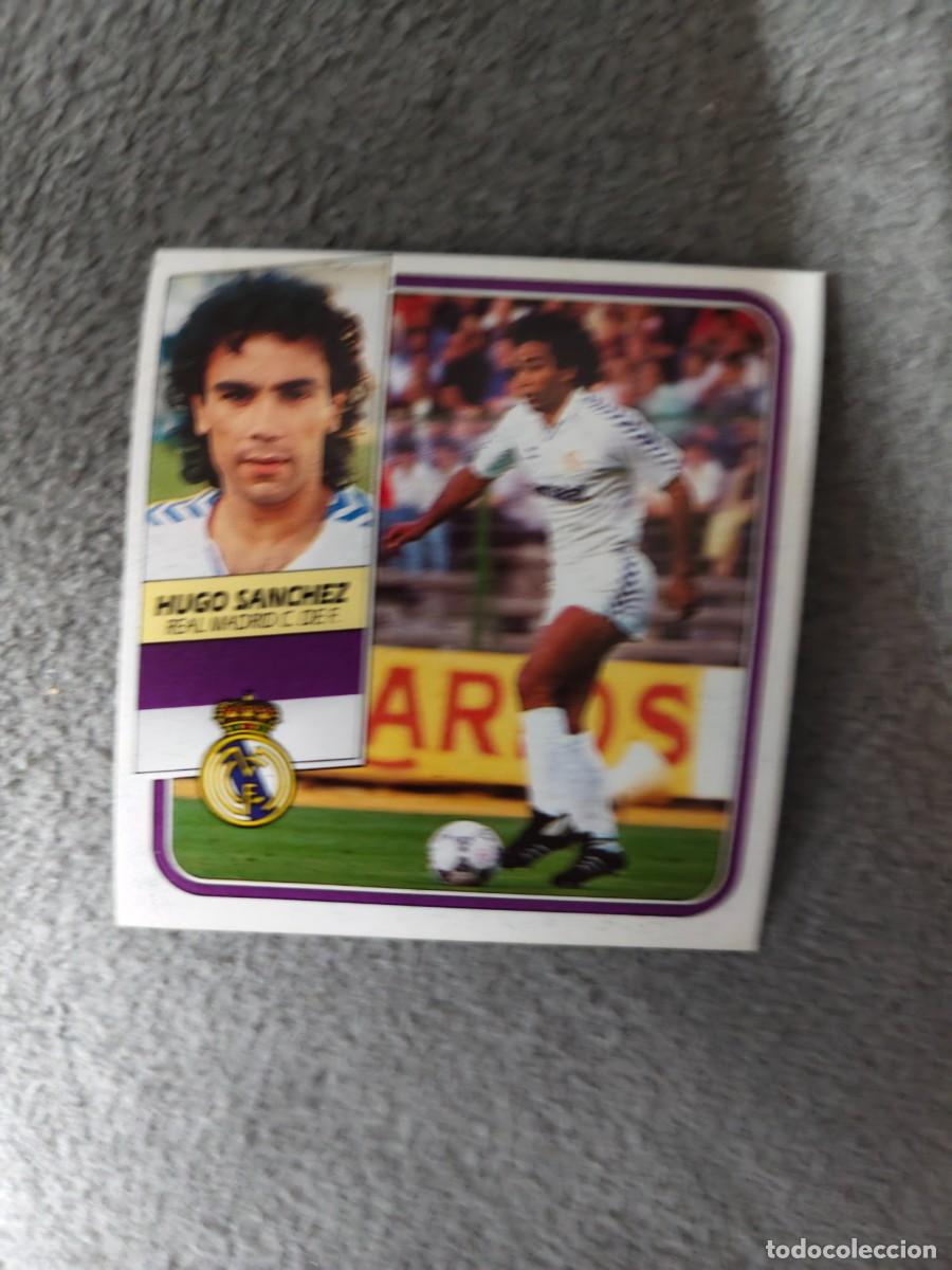 Cromos de f&uacute;tbol: EDICIONES ESTE 89 90 HUGO SANCHEZ REAL MADRID 1989 1990 DESPEGADO RECUPERADO ALBUM AAQ