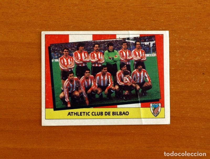 Cromos de f&uacute;tbol: Athletic de Bilbao - Equipo, Alineaci&oacute;n - Ediciones Este Liga 1987-1988, 87-88 - Cromo Nunca pegado