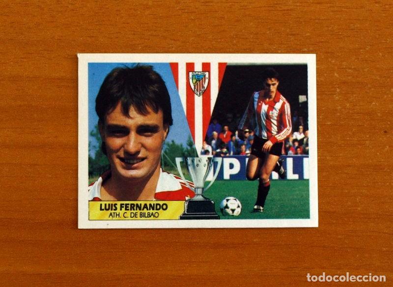 Cromos de f&uacute;tbol: Athletic de Bilbao - Luis Fernando - Ediciones Este Liga 1987-1988, 87-88 - Cromo Nunca pegado