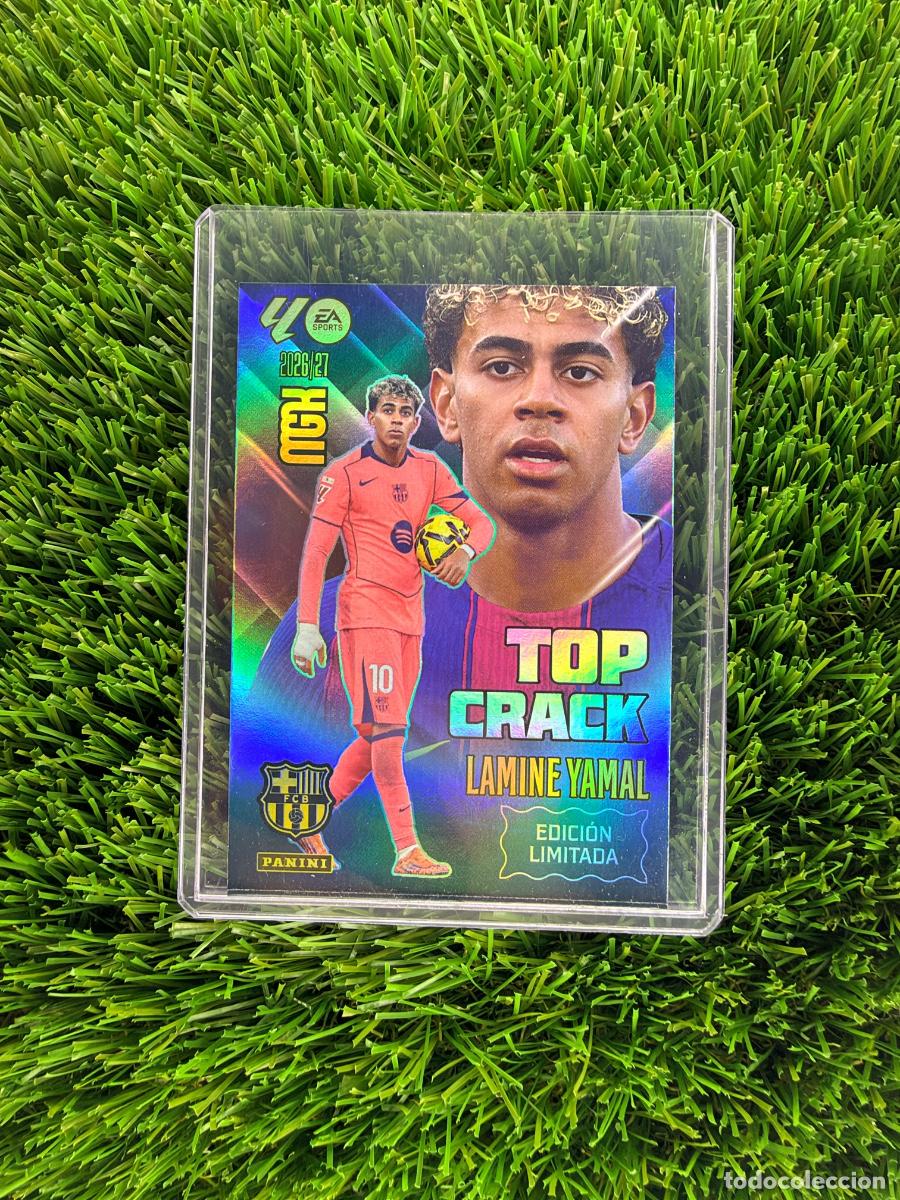 Cromos de f&uacute;tbol: Lamine Yamal Edici&oacute;n Limitada FC Barcelona Megacracks 26 27