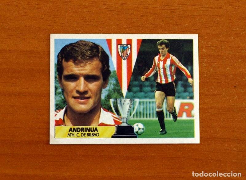 Cromos de f&uacute;tbol: Athletic de Bilbao - Andrinua - Ediciones Este Liga 1987-1988, 87-88 - Cromo Nunca pegado