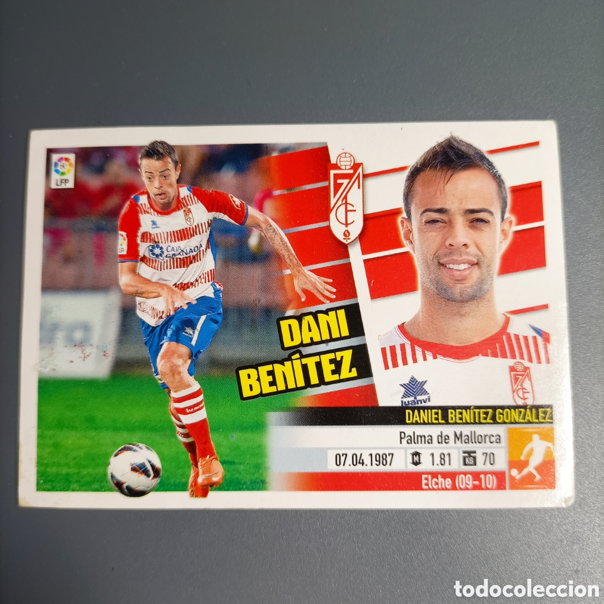 Cromos de f&uacute;tbol: STICKER PANINI ESTE. LIGA 2013-2014 (GRANADA) №11 DANI BEN&Iacute;TEZ