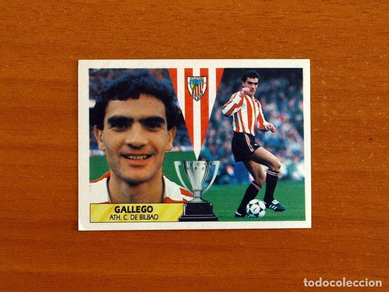 Cromos de f&uacute;tbol: Athletic de Bilbao - Gallego - Ediciones Este Liga 1987-1988, 87-88 - Cromo Nunca pegado