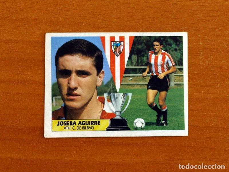 Cromos de f&uacute;tbol: Athletic de Bilbao - Joseba Aguirre - Ediciones Este Liga 1987-1988, 87-88 - Cromo Nunca pegado