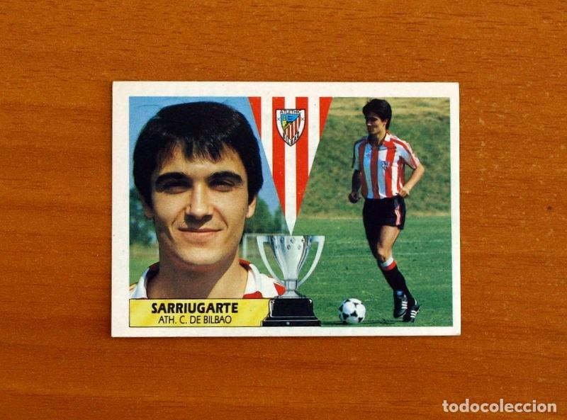 Cromos de f&uacute;tbol: Athletic de Bilbao - Sarriugarte - Ediciones Este Liga 1987-1988, 87-88 - Cromo Nunca pegado