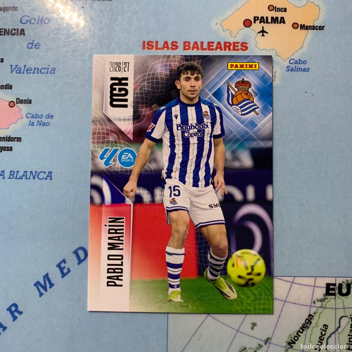 Cromos de f&uacute;tbol: Pablo Marin n&uacute;mero 317 de la Real Sociedad megacracks 26-27 2026-2027