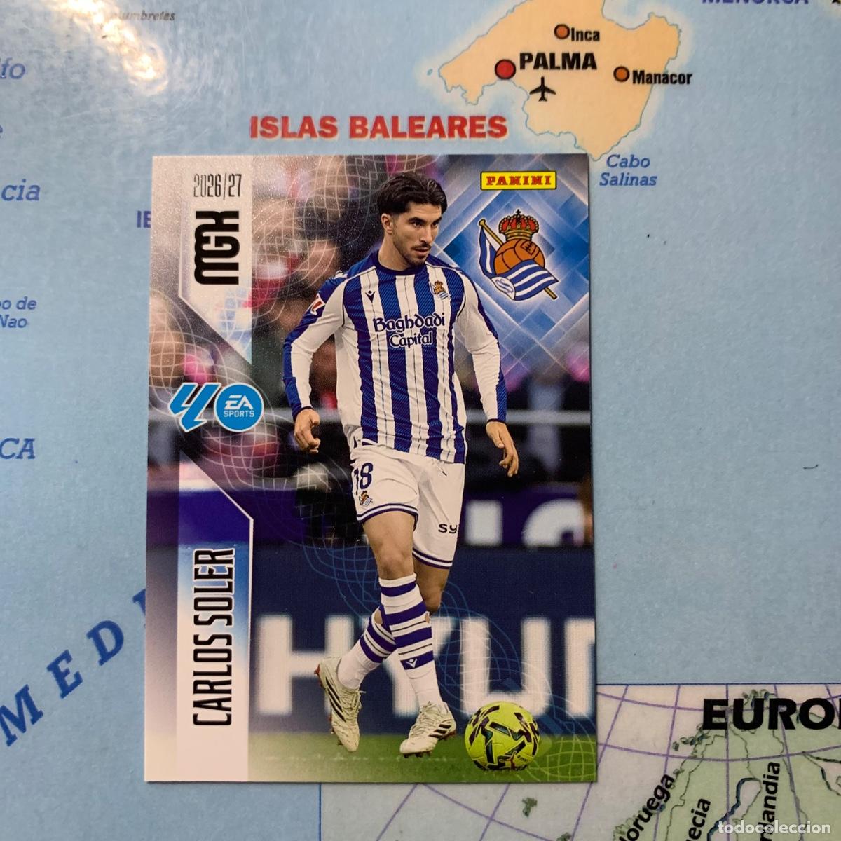 Cromos de f&uacute;tbol: Carlos soler n&uacute;mero 319 de la Real Sociedad megacracks 26-27 2026-2027