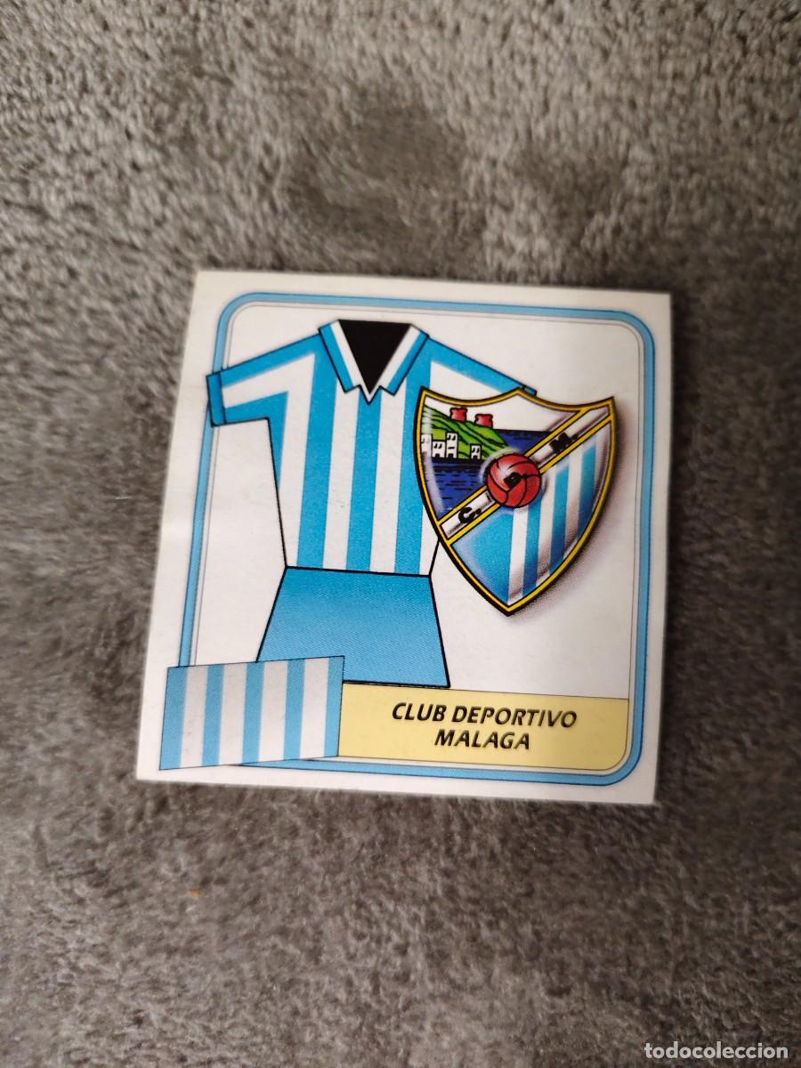 Figurine di Calcio: EDICIONES ESTE 89 90 ESCUDO MALAGA C.F. 1989 1990 DESPEGADO RECUPERADO ALBUM AAQ
