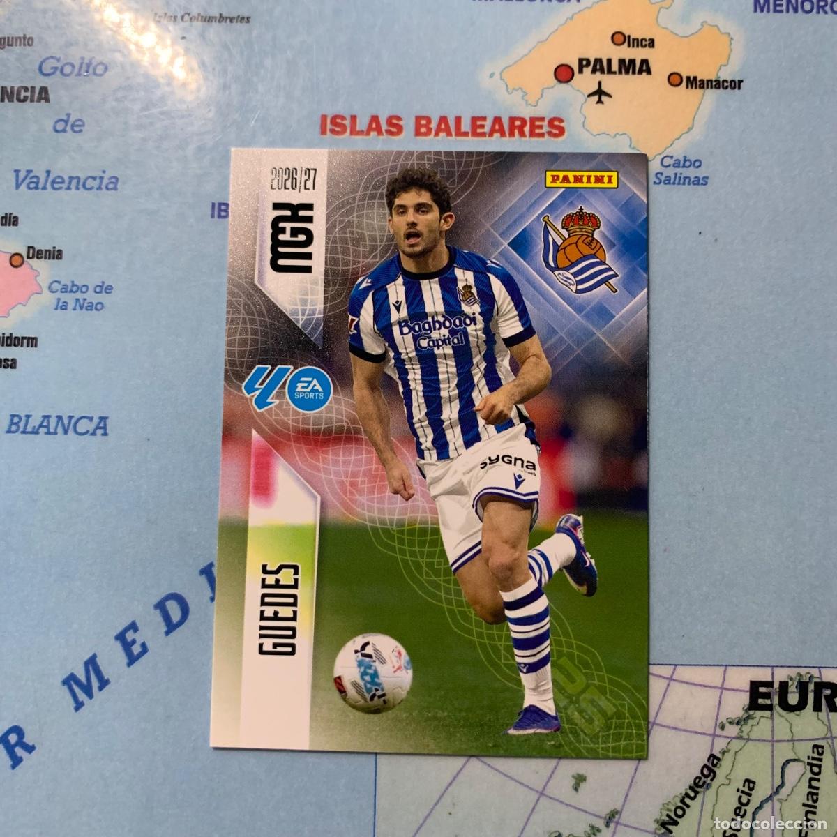 Cromos de f&uacute;tbol: Guedes n&uacute;mero 322 de la Real Sociedad megacracks 26-27 2026-2027