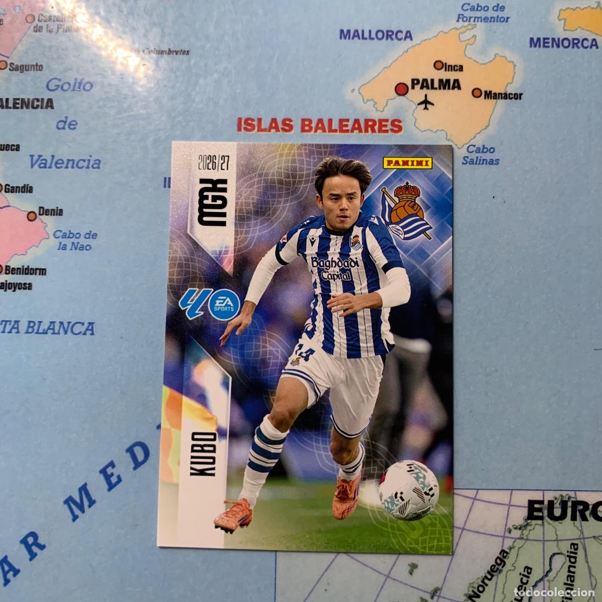 Cromos de f&uacute;tbol: Kubo n&uacute;mero 323 de la Real Sociedad megacracks 26-27 2026-2027
