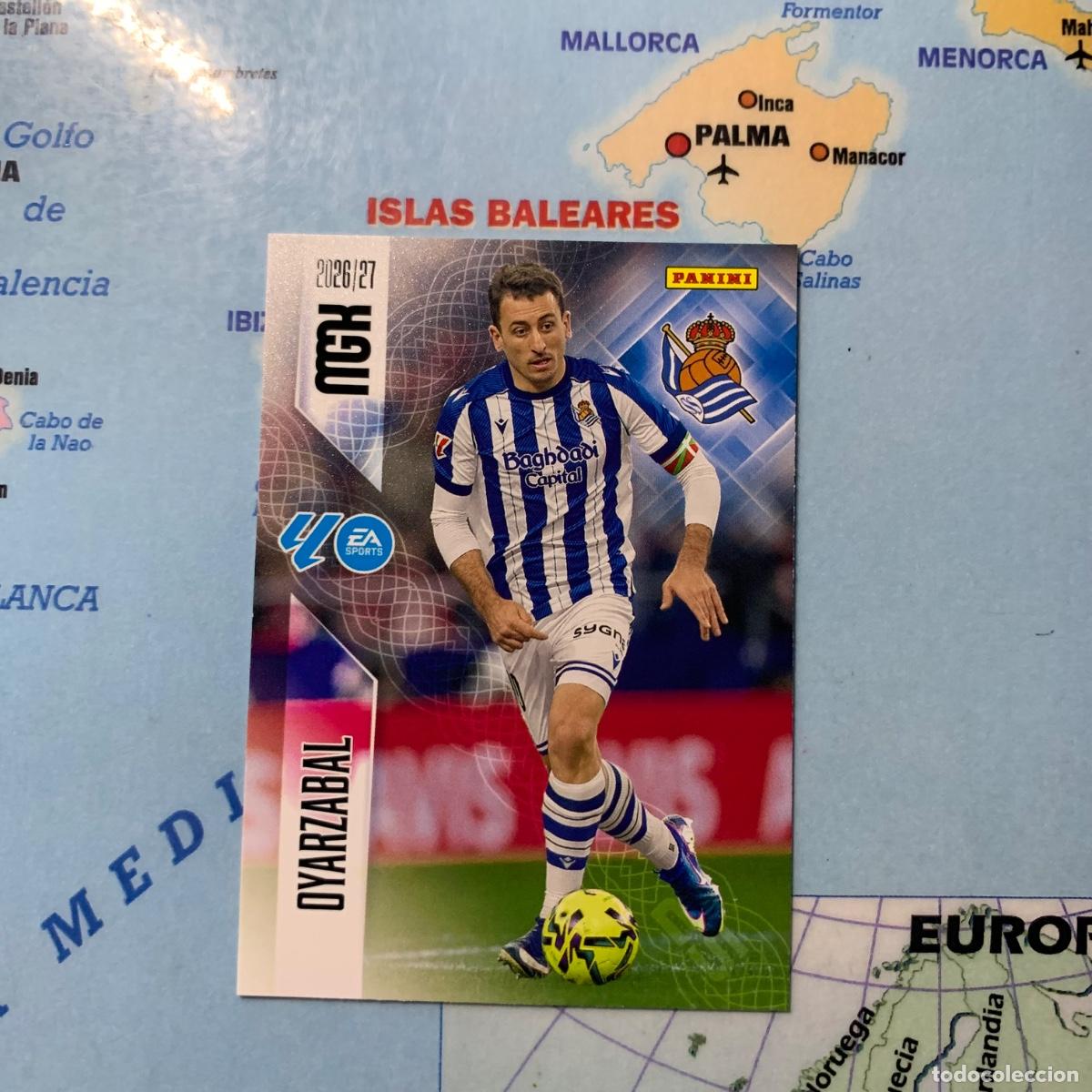 Cromos de f&uacute;tbol: Oyarzabal n&uacute;mero 324 de la Real Sociedad megacracks 26-27 2026-2027