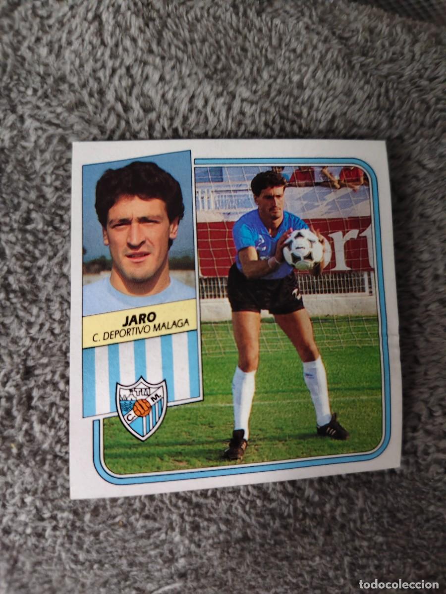 Cromos de f&uacute;tbol: EDICIONES ESTE 89 90 JARO MALAGA C.F. 1989 1990 DESPEGADO RECUPERADO ALBUM AAQ