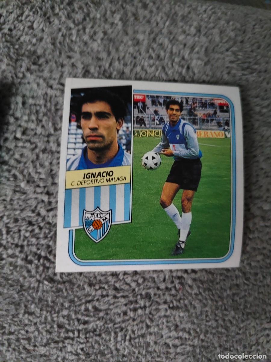 Cromos de f&uacute;tbol: EDICIONES ESTE 89 90 IGNACIO MALAGA C.F. 1989 1990 DESPEGADO RECUPERADO ALBUM AAQ