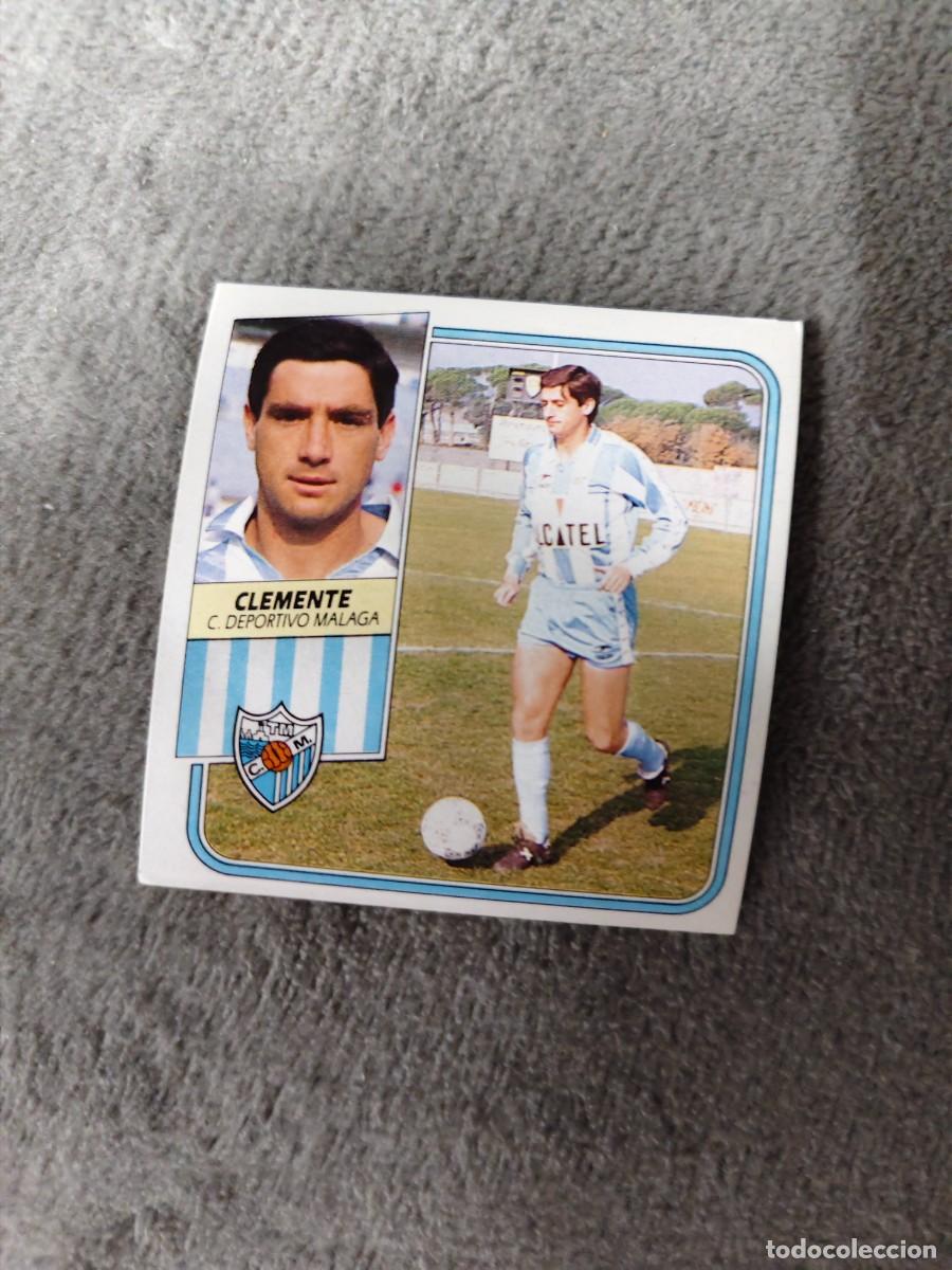 Football Stickers: EDICIONES ESTE 89 90 CLEMENTE MALAGA C.F. 1989 1990 DESPEGADO RECUPERADO ALBUM AAQ